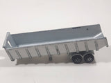 Vintage Majorette No. 377 Dump Truck Trailer Silver Grey 1/100 Scale Die Cast Toy Car Vehicle Made in France