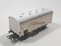Marklin HO Scale DB 327154 Tko 02 Kuhlwagen Reefer Box Car White Plastic and Metal Train Car Vehicle Made in Germany