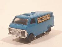 Bachmann HO Scale Trackster Inspection Car Blue Metal Train Car Vehicle Missing a Wheel