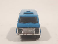 Bachmann HO Scale Trackster Inspection Car Blue Metal Train Car Vehicle Missing a Wheel