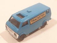 Bachmann HO Scale Trackster Inspection Car Blue Metal Train Car Vehicle Missing a Wheel
