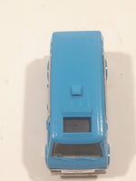 Bachmann HO Scale Trackster Inspection Car Blue Metal Train Car Vehicle Missing a Wheel