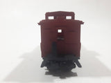 Tyco HO Scale CN 72952 Caboose Red Plastic and Metal Train Car Vehicle