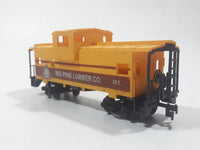 Cox HO Scale Big Time Lumber Co. 011 Caboose Yellow Plastic and Metal Train Car Vehicle