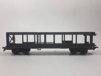 Lima HO Scale Car Transporter Auto Hauler Grey Plastic Train Car Vehicle Made in Italy
