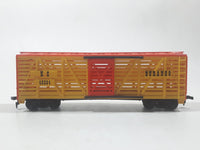 Tyco HO Scale KC 40394 Durango Box Car Yellow and Orange Plastic Train Car Vehicle Made in Hong Kong