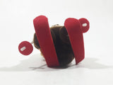 Vintage A&W Root Beer Bear Skiing with Red Skis 3 3/4" Tall Plush Stuffed Character Hanging Christmas Tree Ornament