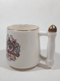 Vintage 1981 July 29th HRH Prince Charles and Lady Diana Spencer To Commemorate Their Marriage Ich Dien 3 1/2" Tall Ceramic Coffee Mug Cup