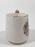 Vintage 1981 July 29th HRH Prince Charles and Lady Diana Spencer To Commemorate Their Marriage Ich Dien 3 1/2" Tall Ceramic Coffee Mug Cup