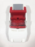 Vintage 1987 Geobra Playmobil 3758 GSL White Plastic Toy Sports Car Vehicle with Flip Up Head Lights and Opening Trunk Engine Bay