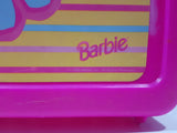 1998 Thermos Mattel Barbie Bright Hot Pink Plastic Lunch Box