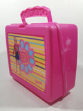 1998 Thermos Mattel Barbie Bright Hot Pink Plastic Lunch Box