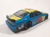 1997 Revell NASCAR #46 Wally Dallenbach Woody Woodpecker Chevy Monte Carlo Blue and Yellow 1/24 Scale Die Cast Toy Car Vehicle