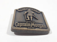 Original Captain Morgan Rum Rhum "And The Legend Lives On" Metal Belt Buckle