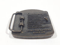 Original Captain Morgan Rum Rhum "And The Legend Lives On" Metal Belt Buckle