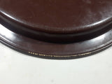 Vintage 1970s Pepsi Cola "Lady Gibson" Oval Brown Border Beverage Metal Serving Tray