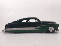 1998 Racing Champions Issue #77 '49 Mercury Dark Green 1/24 Scale Die Cast Toy Car Vehicle with Opening Hood