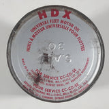 Vintage Quaker State HDX S.A.E. 30 Motor Oil 1 Litre Metal Can
