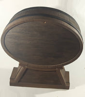 Vintage Acoustech Faux Wood Grape Themed Wine Barrel Speaker