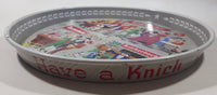 Vintage Knickerbocker Beer Have a Knick 12" Diameter Round Metal Beverage Serving Tray