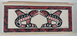Vintage Clarence A. Wells Port Simpson, B.C. Aboriginal Art Wood Box with Sliding Lid