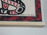 Vintage Clarence A. Wells Port Simpson, B.C. Aboriginal Art Wood Box with Sliding Lid