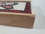Vintage Clarence A. Wells Port Simpson, B.C. Aboriginal Art Wood Box with Sliding Lid