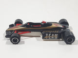 Vintage Majorette Novacar 112 Formule Formula 1 Team Racing Indy Black Red Gold Die Cast Toy Race Car Vehicle Missing Spoiler