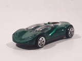 1999 Hot Wheels Double Cross Metalflake Dark Green Die Cast Toy Car Vehicle McDonald's Happy Meal 9/16