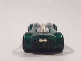 1999 Hot Wheels Double Cross Metalflake Dark Green Die Cast Toy Car Vehicle McDonald's Happy Meal 9/16