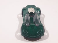 1999 Hot Wheels Double Cross Metalflake Dark Green Die Cast Toy Car Vehicle McDonald's Happy Meal 9/16