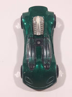 1999 Hot Wheels Double Cross Metalflake Dark Green Die Cast Toy Car Vehicle McDonald's Happy Meal 9/16