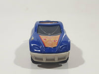 1999 Hot Wheels Future NASCAR Blue Die Cast Toy Car Vehicle McDonald's Happy Meal