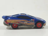 1999 Hot Wheels Future NASCAR Blue Die Cast Toy Car Vehicle McDonald's Happy Meal