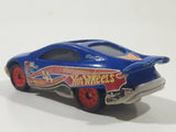 1999 Hot Wheels Future NASCAR Blue Die Cast Toy Car Vehicle McDonald's Happy Meal