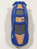 1999 Hot Wheels Future NASCAR Blue Die Cast Toy Car Vehicle McDonald's Happy Meal