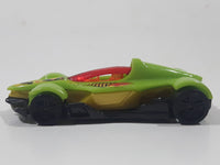 2012 Hot Wheels Code Cars Formula Street Lime Green Yellow and Black Die Cast Toy Race Car Vehicle