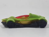 2012 Hot Wheels Code Cars Formula Street Lime Green Yellow and Black Die Cast Toy Race Car Vehicle