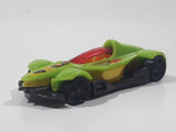 2012 Hot Wheels Code Cars Formula Street Lime Green Yellow and Black Die Cast Toy Race Car Vehicle