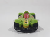 2012 Hot Wheels Code Cars Formula Street Lime Green Yellow and Black Die Cast Toy Race Car Vehicle