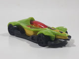 2012 Hot Wheels Code Cars Formula Street Lime Green Yellow and Black Die Cast Toy Race Car Vehicle