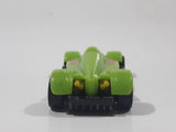 2012 Hot Wheels Code Cars Formula Street Lime Green Yellow and Black Die Cast Toy Race Car Vehicle