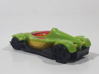 2012 Hot Wheels Code Cars Formula Street Lime Green Yellow and Black Die Cast Toy Race Car Vehicle