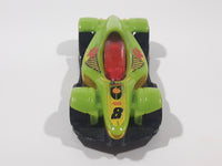 2012 Hot Wheels Code Cars Formula Street Lime Green Yellow and Black Die Cast Toy Race Car Vehicle