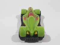 2012 Hot Wheels Code Cars Formula Street Lime Green Yellow and Black Die Cast Toy Race Car Vehicle