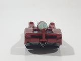 1995 Hot Wheels Power Pistons Dark Red Die Cast Toy Race Car Vehicle