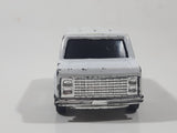 Vintage Unknown Brand 8637 Van White Die Cast Toy Car Vehicle