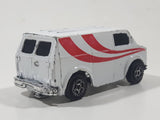 Vintage Unknown Brand 8637 Van White Die Cast Toy Car Vehicle