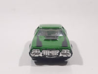 2012 Hot Wheels Muscle Mania Ford '72 Ford Gran Torino Sport Green Die Cast Toy Muscle Car Vehicle