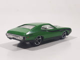 2012 Hot Wheels Muscle Mania Ford '72 Ford Gran Torino Sport Green Die Cast Toy Muscle Car Vehicle